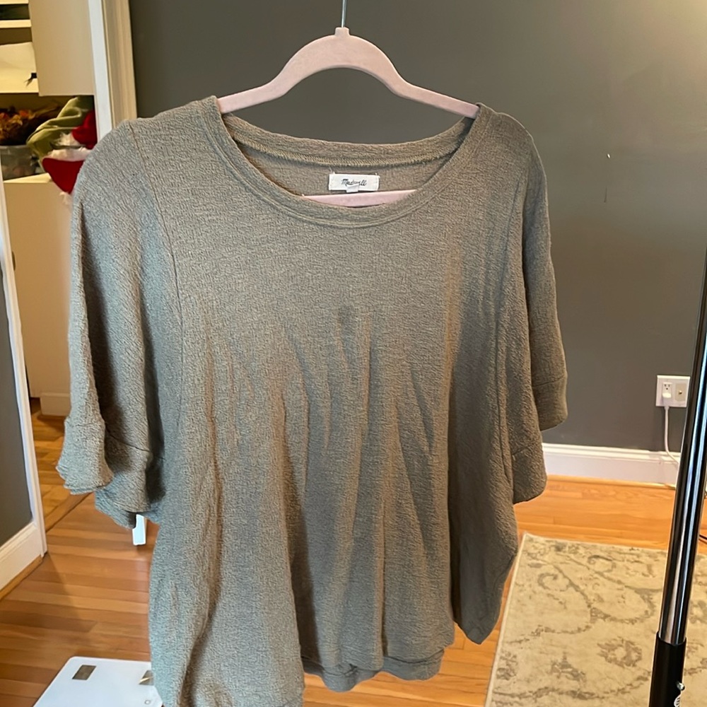 Madewell large green tee